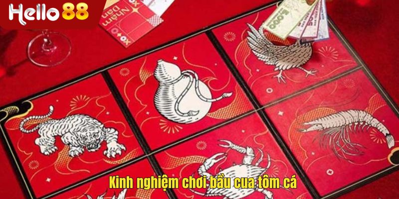 Kinh nghiệm chơi bầu cua tôm cá