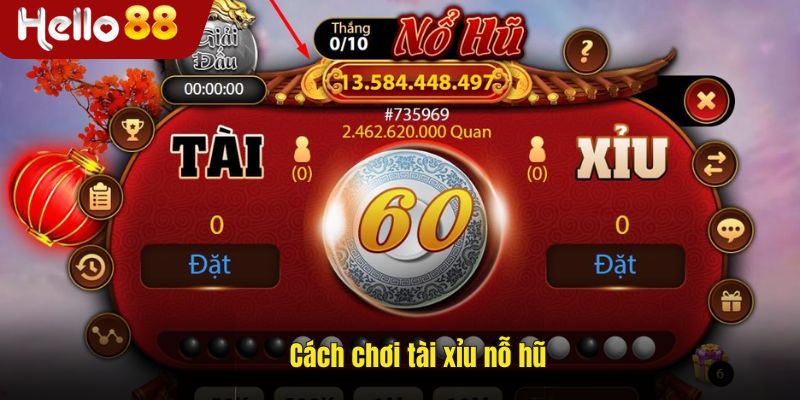 Hướng dẫn cách chơi tài xỉu nổ hũ