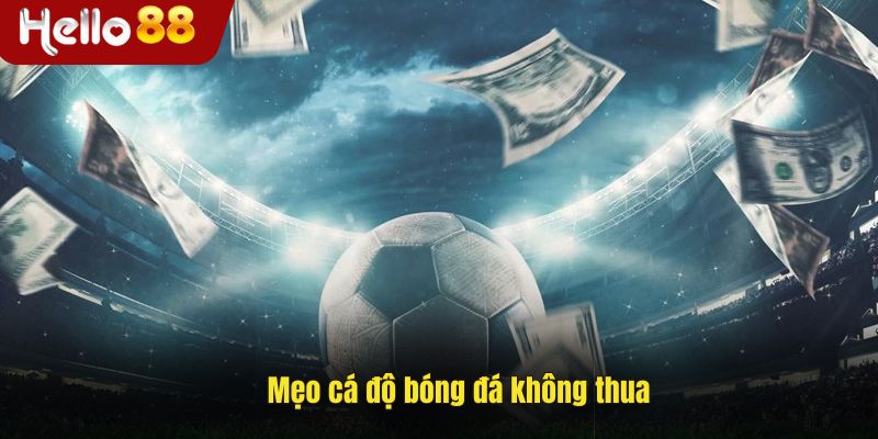 Mẹo cá độ bóng đá không thua